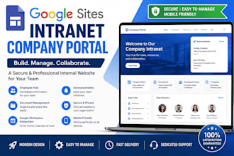 create google sites intranet company portal and internal website