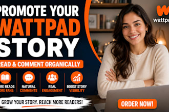promote your wattpad story, read and comment organically