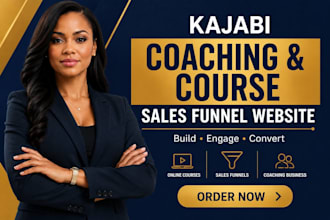 craft a kajabi coaching course sales funnel website