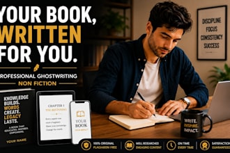 ghostwrite your non fiction book and kdp ebook writing