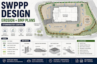 prepare swppp erosion control and stormwater bmp plans