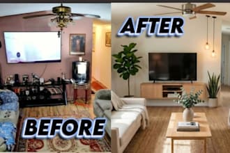 do realistic virtual staging for your property photos
