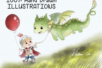 illustrate childrens picture book for self publishing