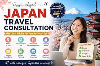answer your japan travel questions and give local advice
