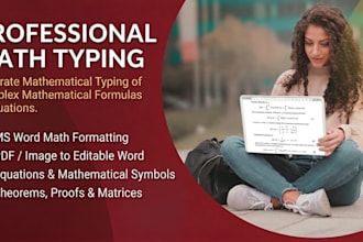 l do math typing and formatting