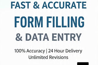do fast and accurate online form filling and data entry