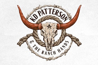 make a rustic rodeo western cattle brand ranch livestock cowboy texas farm logo