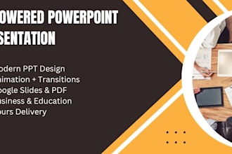design  modern powerpoint presentation with pro slides