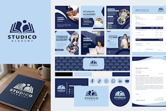 create a professional brand identity and branding kit