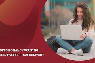 write a professional CV and cover letters for jobs