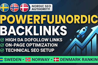 build powerful nordic SEO backlinks for sweden, norway, denmark ranking