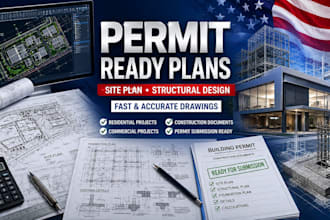 create fast accurate permit ready site plan structural engineering permit plan