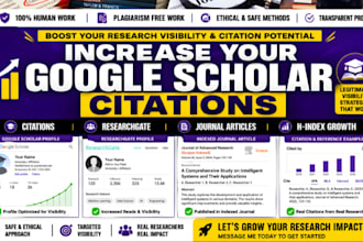 increase and backdate google scholar citations using journals and researchgate