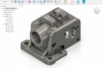 design a professional 3d model and render it in fusion 360