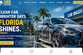 build squarespace auto detailing website car care website auto repair website