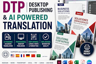 do multilingual desktop publishing dtp and ai powered translation
