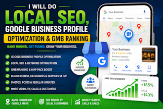 do local SEO, google business profile optimization and gmb ranking