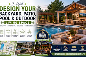 design your backyard patio pool and outdoor living space