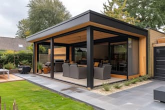 design beautiful outdoor kitchen, backyard, patio and outdoor living space