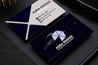 design a modern minimalist business card