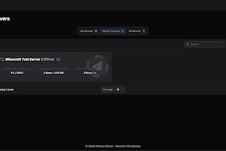 setup a game server panel on your dedicated server