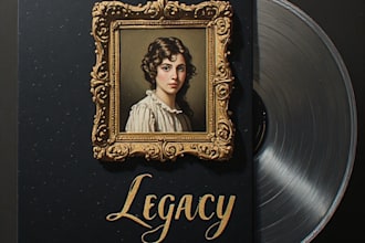 create a unique album cover design and single artwork
