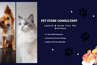 offer expert pet store consulting and product selection