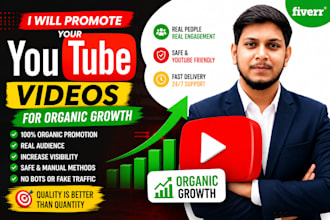 promote your youtube videos for organic growth