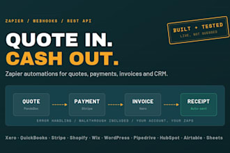 setup zapier automation for invoices and payments