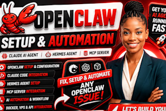 open claw setup open claw ai agent openclaw automation openclaw hermes expert