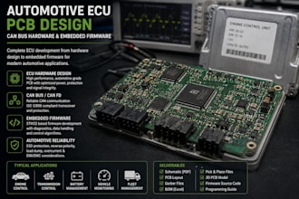 design automotive ecu pcb can bus hardware and embedded firmware