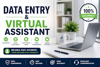 do accurate data entry and product uploading