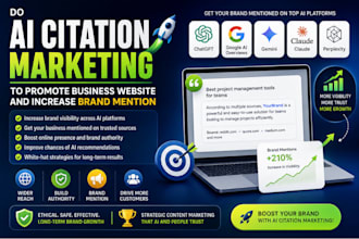 do ai citation marketing to promote business website and increase brand mention