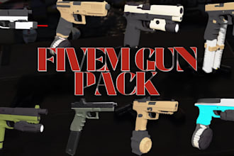 model fivem gun pack, script, fivem weapons design weapon skin for fivem
