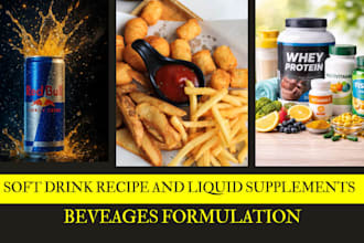 create beverage formulation soft drink recipe and liquid supplements formulation