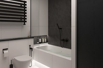 do 3d toilet design with realistic rendering