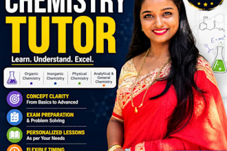 be your online chemistry tutor for any chemistry topic