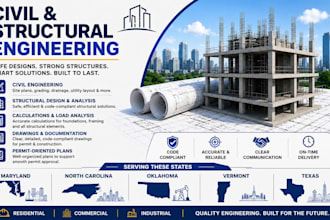 civil and structural engineering maryland north carolina oklahoma vermont texas