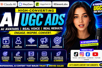 claude ai ugc video claude ai agent ads claude higgsfield video heygen elevenlab