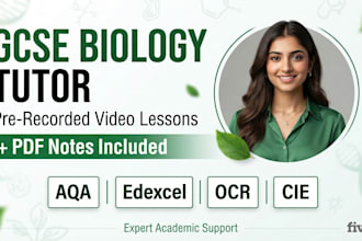 teach gcse and a level biology for UK students