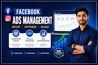 setup and manage facebook ads, instagram ads, and meta ads marketing campaigns