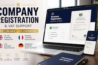 handle france company registration UK ltd company formation UK vat registration