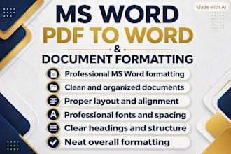 format microsoft word documents professionally