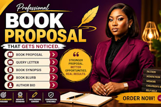 write a professional book proposal for literary agents and publishers