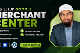 fix google merchant center suspension and misrepresentation