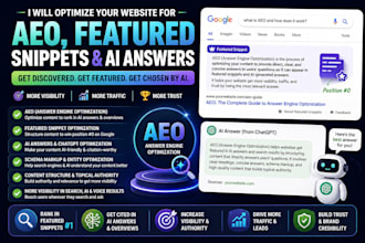 optimize your website for aeo, featured snippets  and ai answers