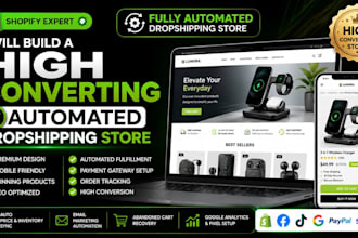 build a high converting automated shopify dropshipping store