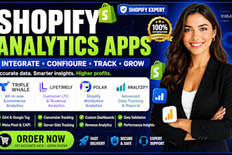 integrate shopify analytics apps triple whale lifetimely polar analyzify