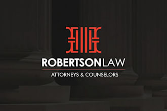 do logo for legal, lawyer, attorney and law firm with copyrights