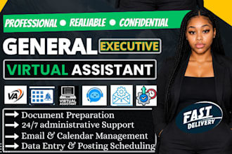 be your executive VA for data entry customer service support web research expert